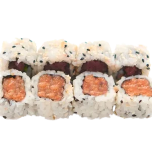URANEGHITORO SALMONE (tartare di salmone, erba cipollina, tabasco 8pz)