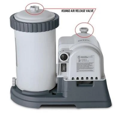 Valvola di rilascio aria filtro cartuccia, ricambio Intex 10460