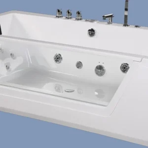 Vasca da Bagno con Idromassaggio e Vetrata frontale Space