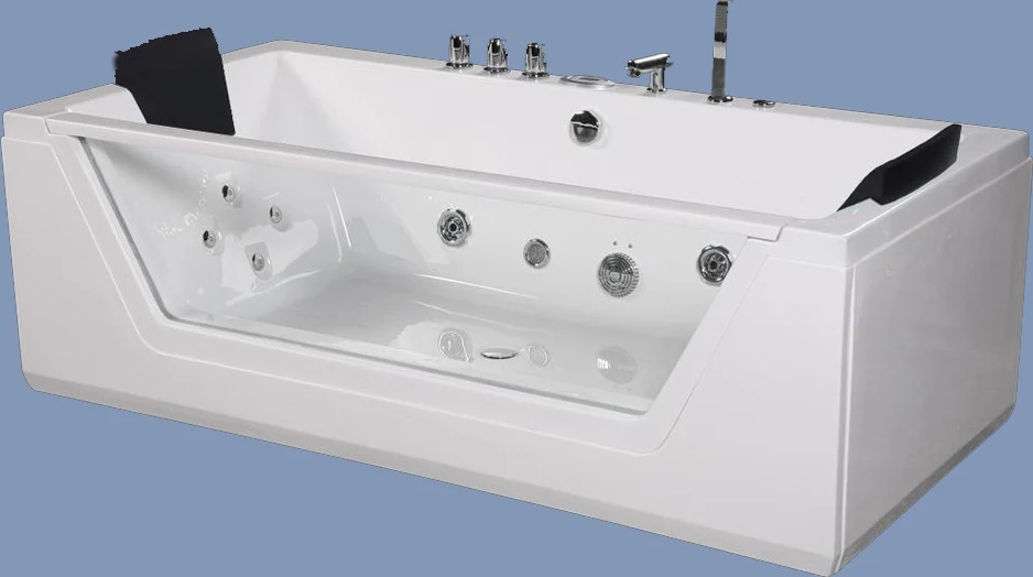 Vasca da Bagno con Idromassaggio e Vetrata frontale Space
