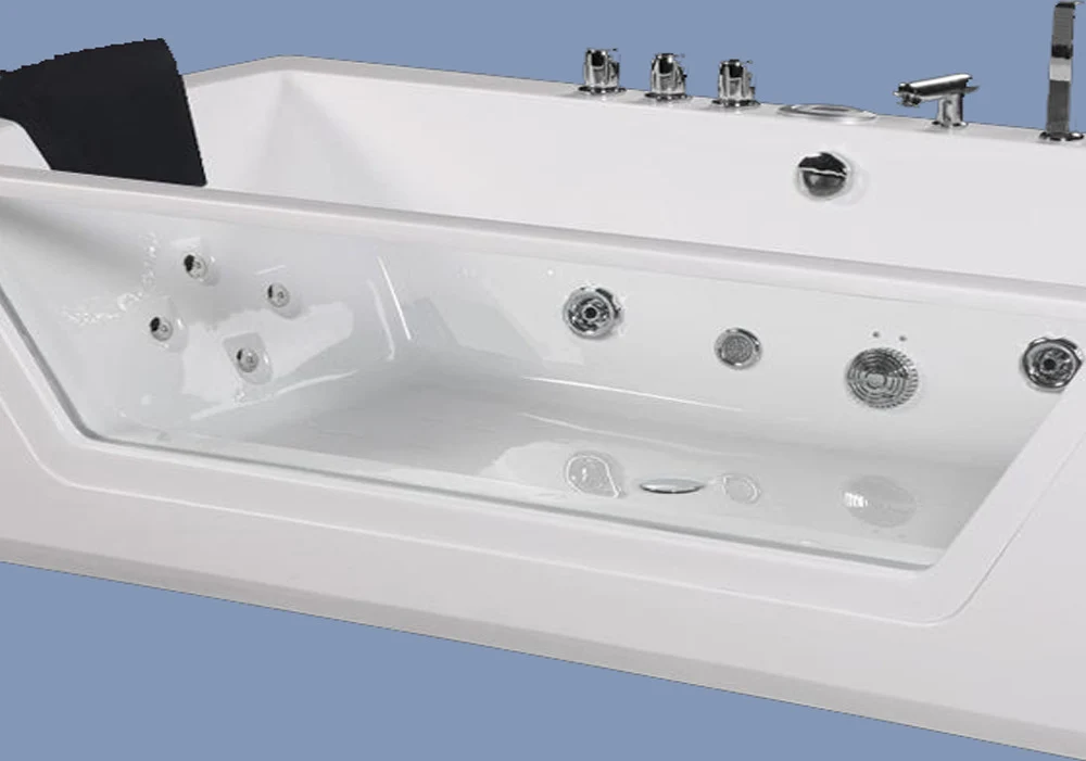 Vasca da Bagno con Idromassaggio e Vetrata frontale Space