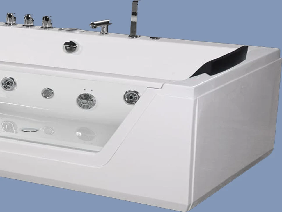 Vasca da Bagno con Idromassaggio e Vetrata frontale Space