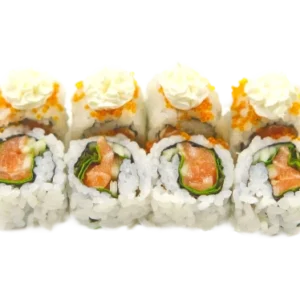 ZERO (salmone, insalata verde, cetriolo, tobiko e philadelphia 8pz)