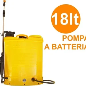 Pompa Spalla Elettrica Manuale Batteria Nebulizzatore Spruzzino 18 Lt