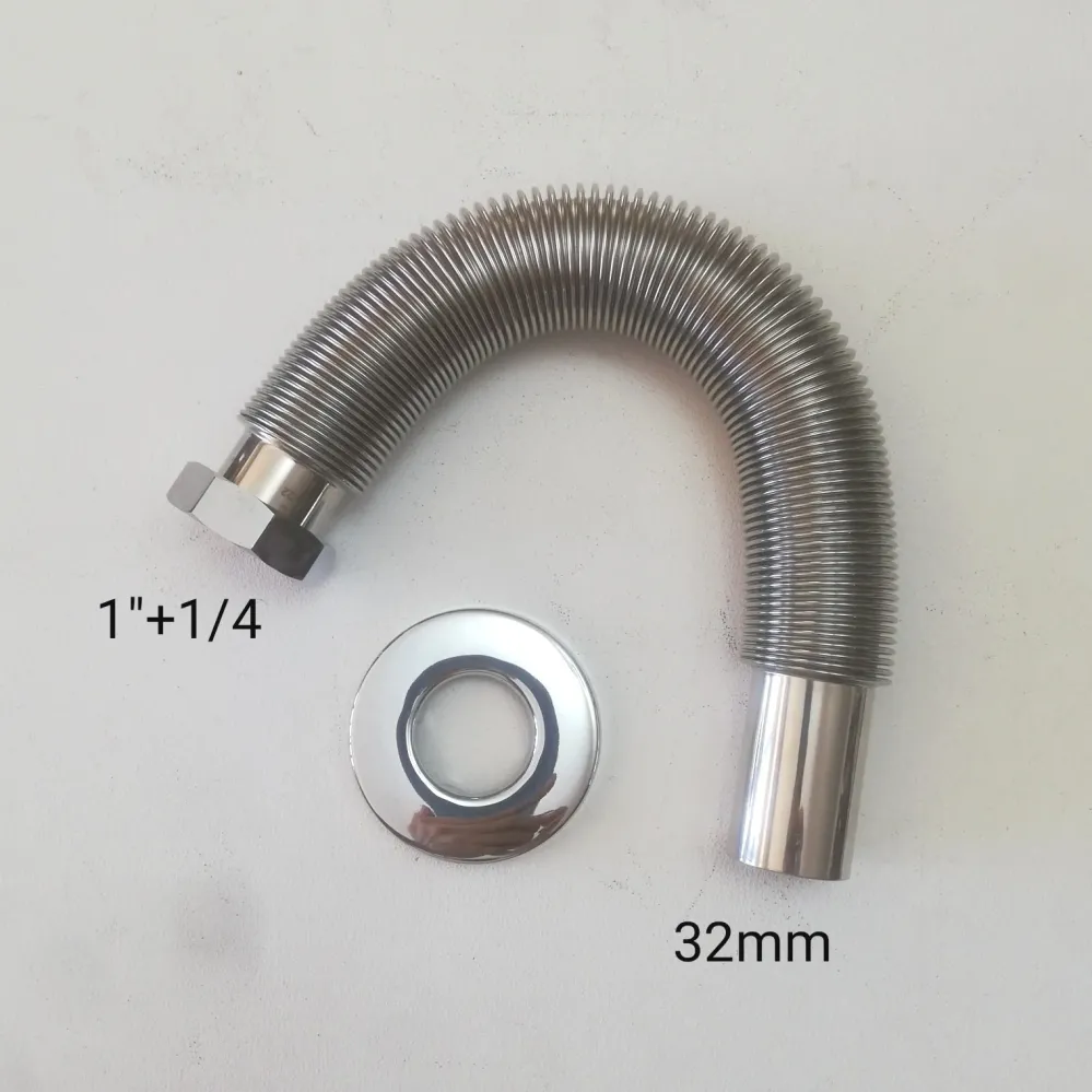 Tubo scarico flessibile jolly magic flex ghiera da 1"+1/4 acciaio inox AISI 304
