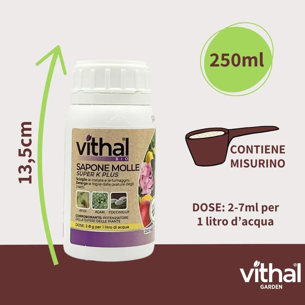 Sapone Molle Super K Plus Vithal Bio- - Gr.250 - 3 Pezzi Vithal