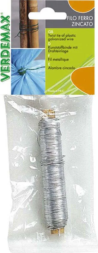 VERDEMAX 4407 0,65 mm x 20 m Acciaio galvanizzato Rotondo Blister