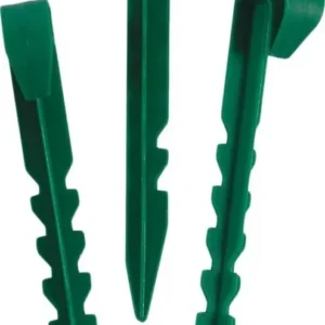 VERDEMAX 4430 12 mm x 15 cm, Paletti plastica per Proteggere Film (10 Pezzi)