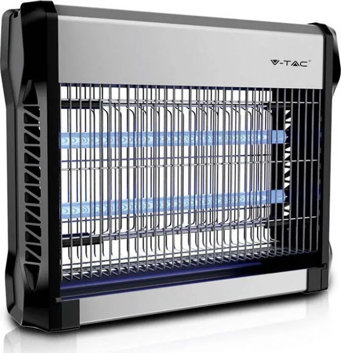 V-TAC VT-3216 ZANZARIERA ELETTRICA INSECT KILLER LAMPADA UV 16W LUCE BLU ATTIRA ED ELIMINA INSETTI - SKU 11179
