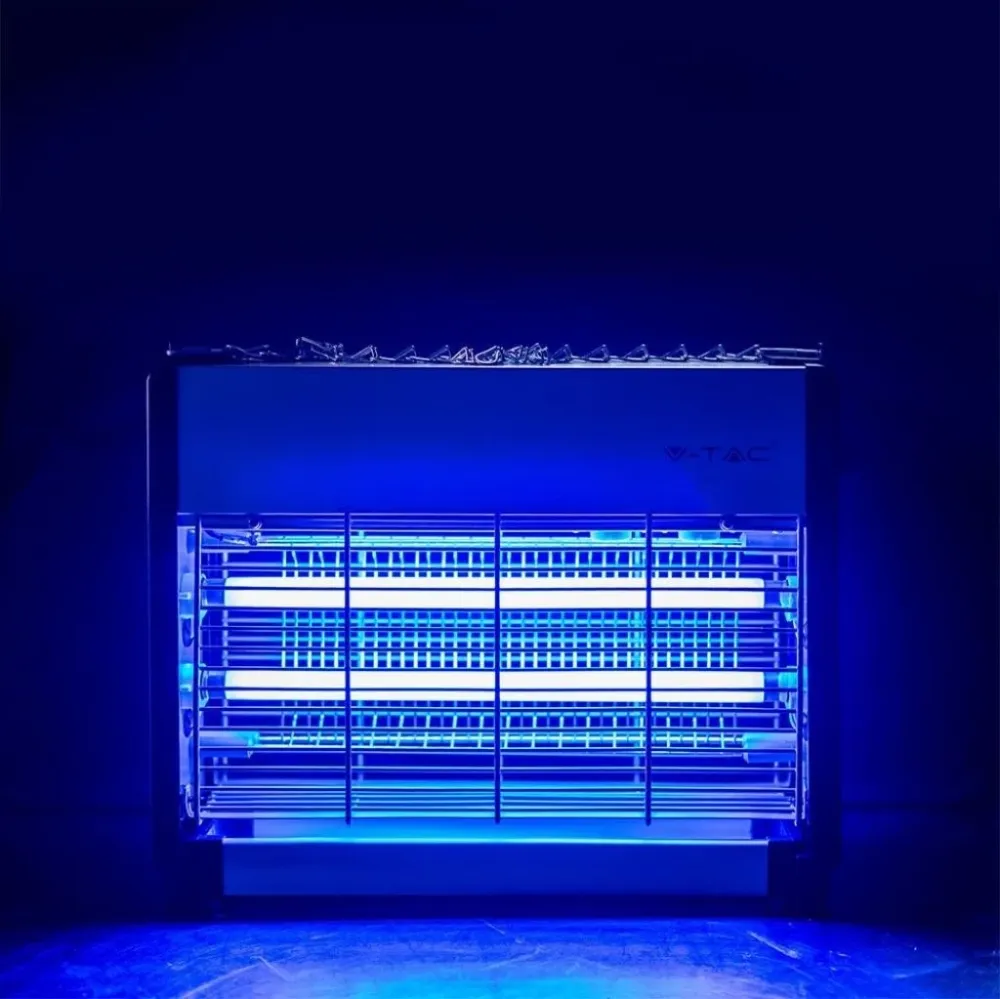 V-TAC VT-3216 ZANZARIERA ELETTRICA INSECT KILLER LAMPADA UV 16W LUCE BLU ATTIRA ED ELIMINA INSETTI - SKU 11179
