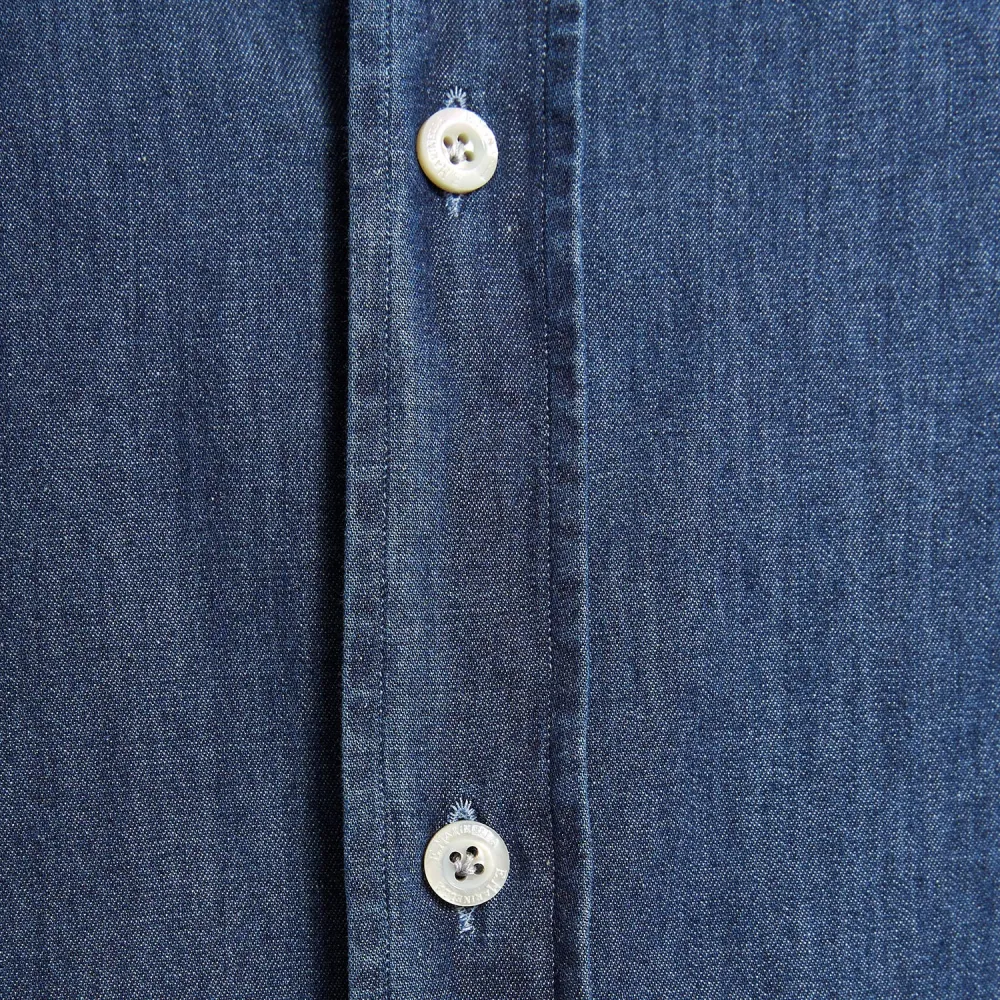 CAMICIA DI JEANS 6 PASSAGGI MANO E. Marinella