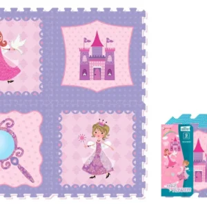 Tappeto Puzzle Fatine Princess 95x95