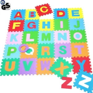 Tappeto Puzzle Per Bambini Set 36 Pezzi Gioco Tappetino Lettere Alfabeto Gomma