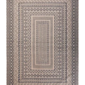 Tappeto beige e grigio 160 x 230 cm BAGLAR