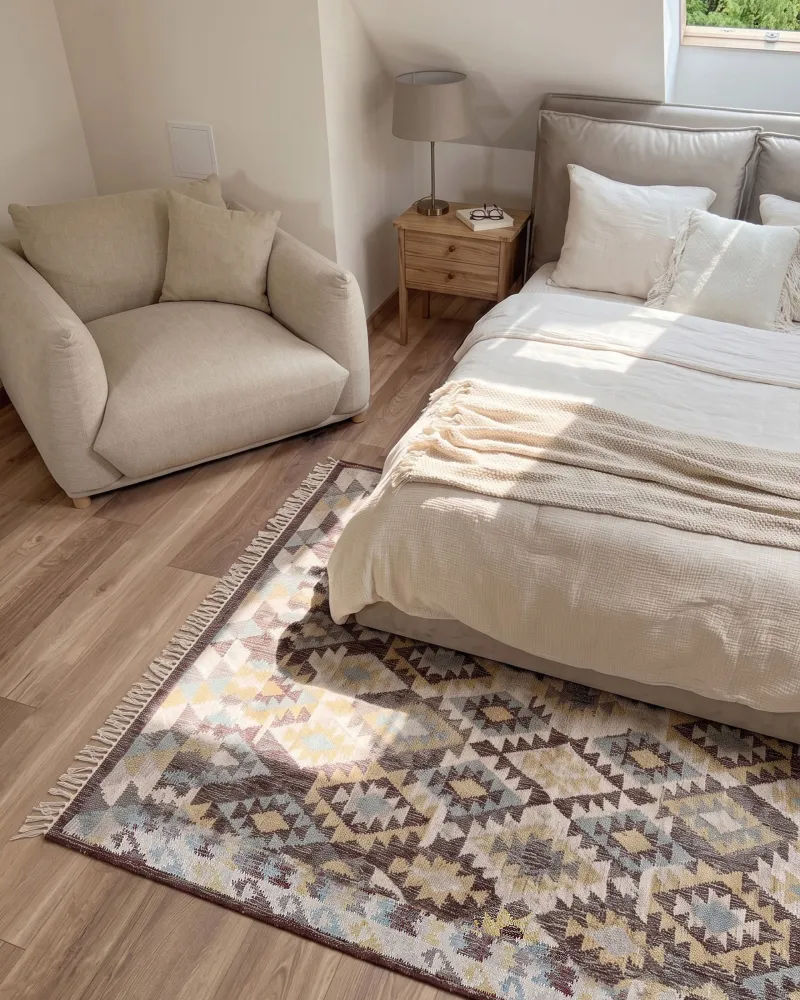Tappeto iuta multicolore 160 x 230 cm FENER