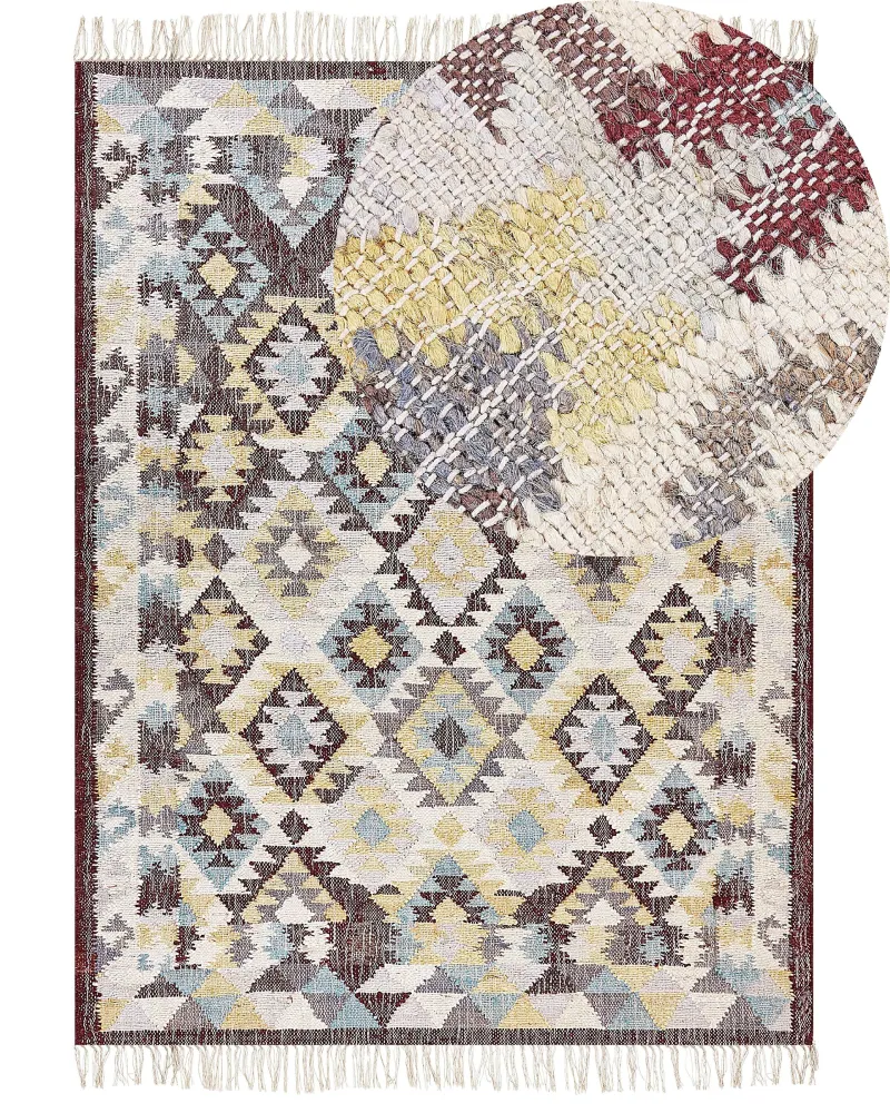 Tappeto iuta multicolore 160 x 230 cm FENER