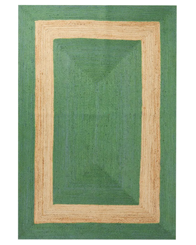 Tappeto iuta verde 200 x 300 cm KARAKUYU