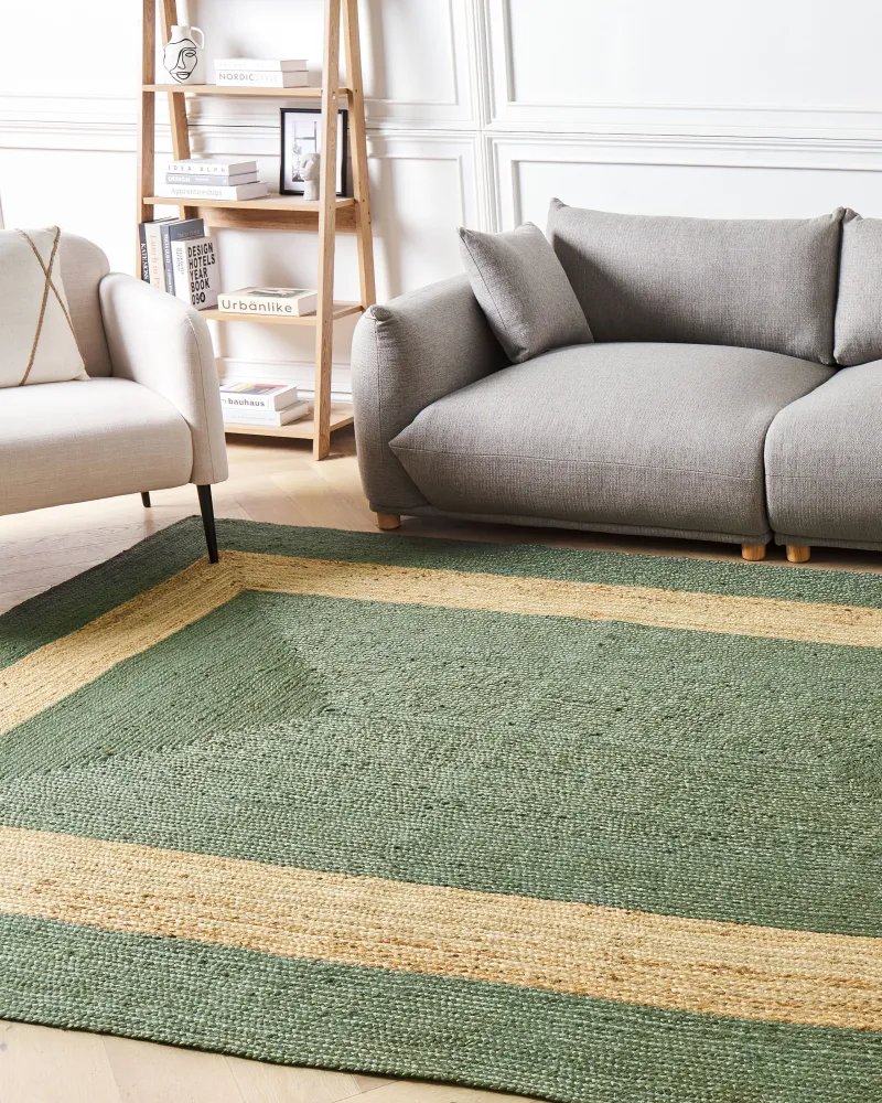 Tappeto iuta verde 200 x 300 cm KARAKUYU