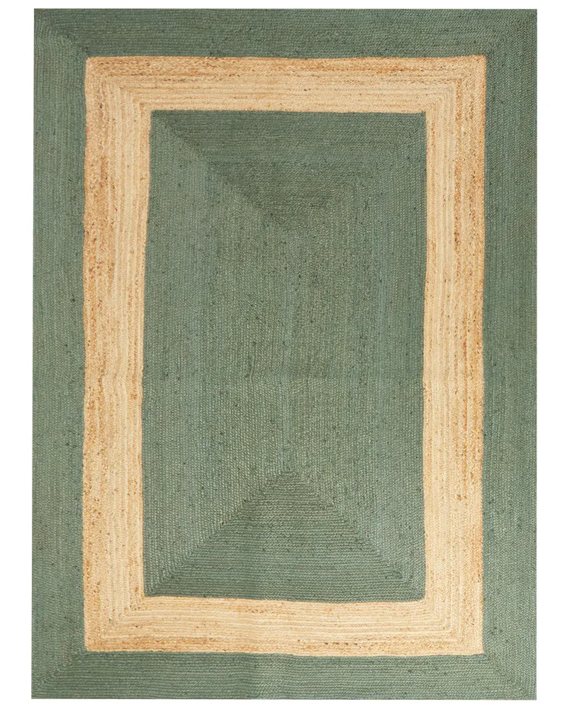 Tappeto iuta verde 300 x 400 cm KARAKUYU