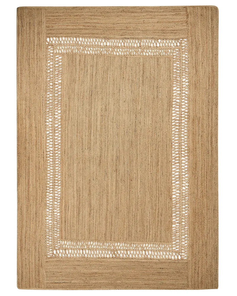 Tappeto iuta panna 160 x 230 cm YENIKOY