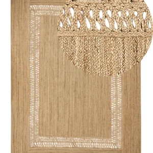Tappeto iuta sabbia 160 x 230 cm YENIKOY