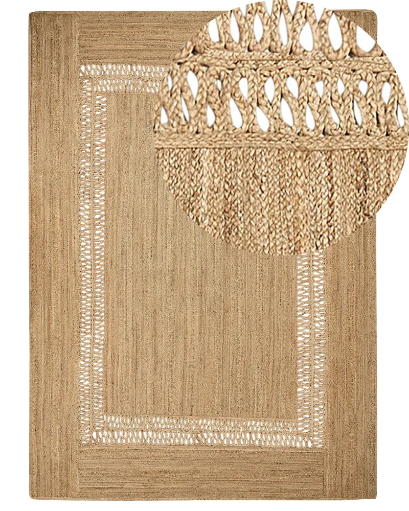 Tappeto iuta sabbia 160 x 230 cm YENIKOY