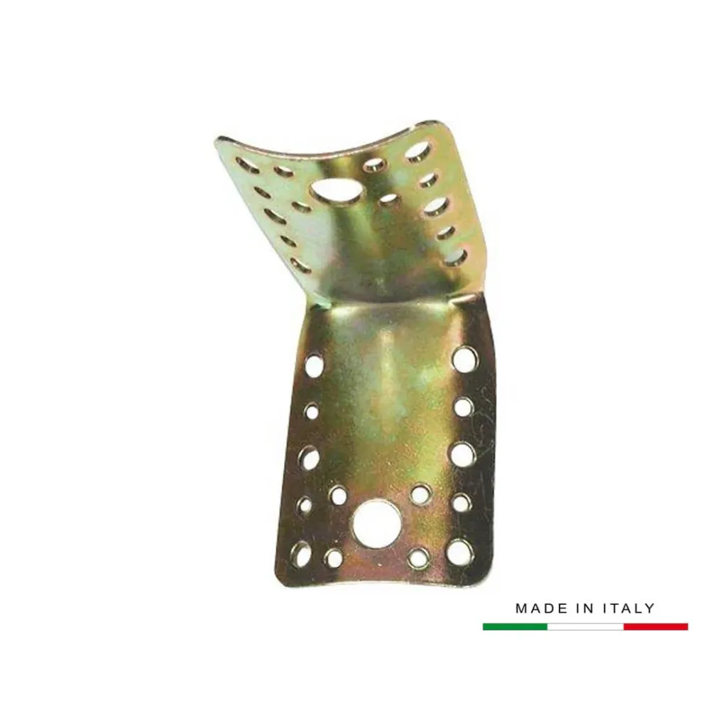 Giunzione Gazebo 90° Tonda 934 Acciaio Zincato Giallo mm 80/100