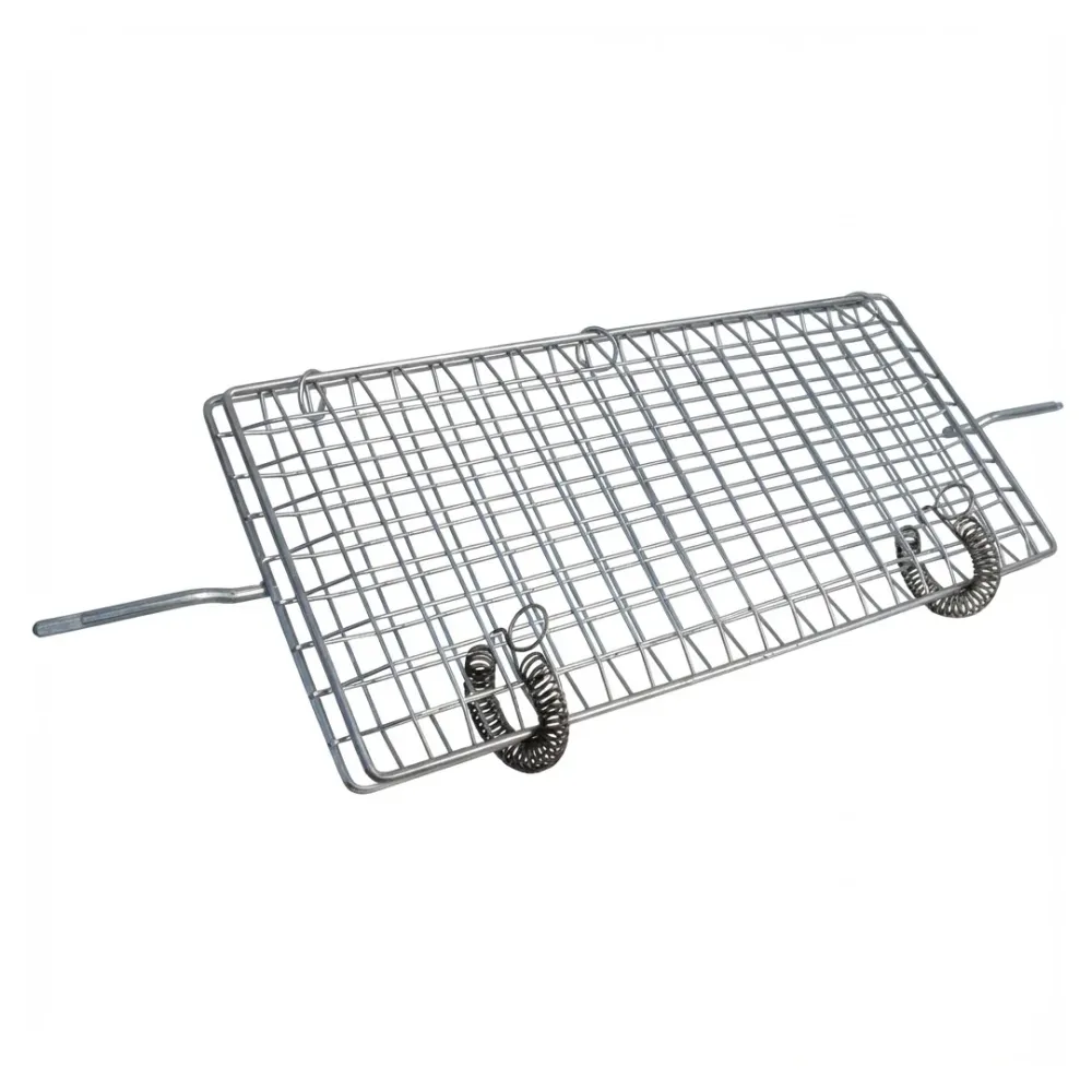 Graticola Girarrosto Acciaio Inox Professionale Lunghezza 70 cm
