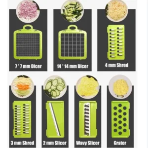 Affettaverdure pratico utensile da taglio per la cucina domestica grattugia acciaio inox per cipolle di patate pomodori e...
