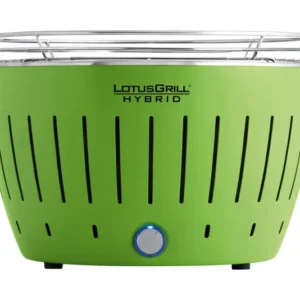 Griglia carbone LOTUSGRILL Hybrid Classic verde lime 36,8x35x23,4 cm