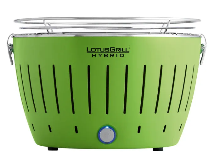 Griglia carbone LOTUSGRILL Hybrid Classic verde lime 36,8x35x23,4 cm