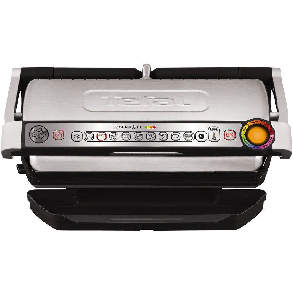 Tefal Optigrill XL Piastra grill contatto antiaderente 9 programmi barbecue