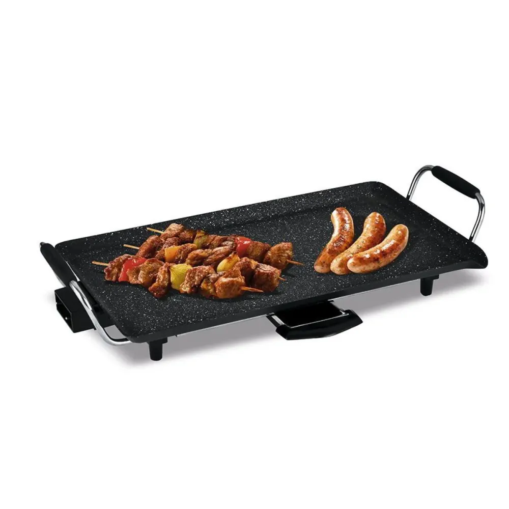 Grill elettrico da tavolo con rivestimento marmo Sogo 46*26cm 2000W