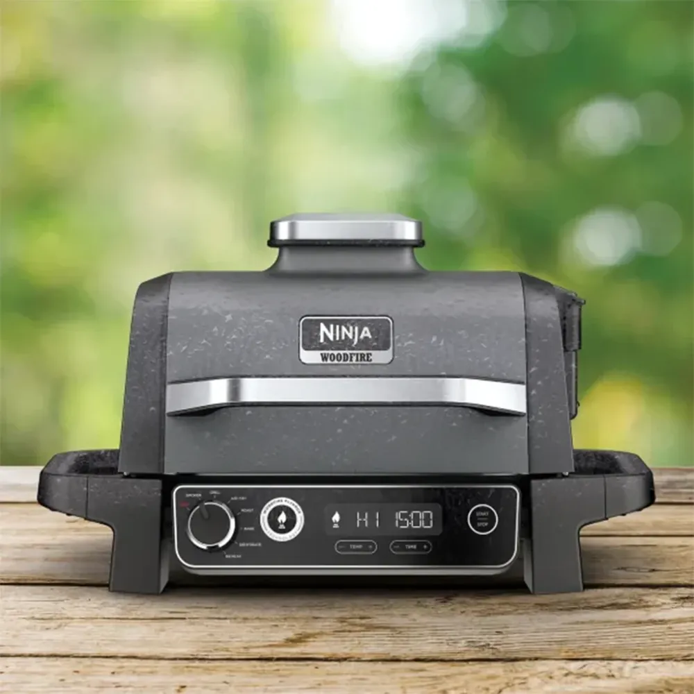 Affumicatore per Carne Grill elettrico da esterno con affumicatore e friggitrice ad aria Ninja®