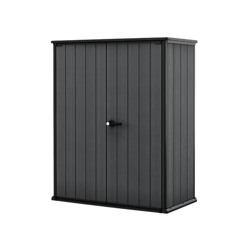 Grill Gas Professionale Porta attrezzi "Gnomo" da esterno grigio effetto legno spazioso e resistente cm 140x73,6 170,4h