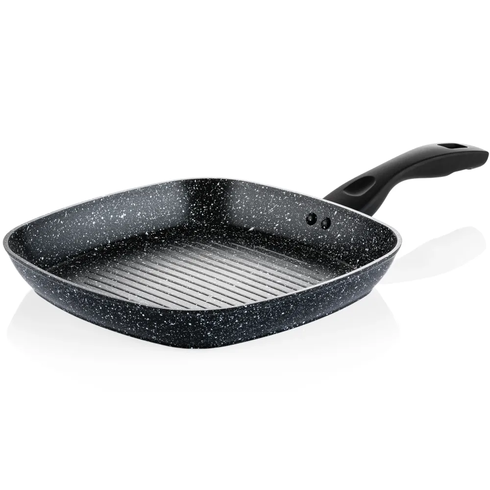 Westinghouse Padella Griglia 28 cm - Effetto Pietra - Marmo Nero