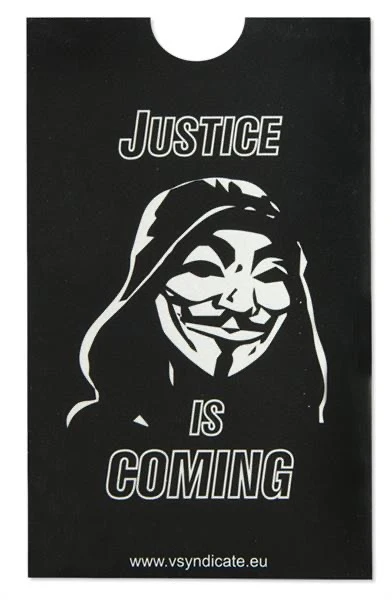 V SYNDICATE GRINDER CARD - ANONYMOUS