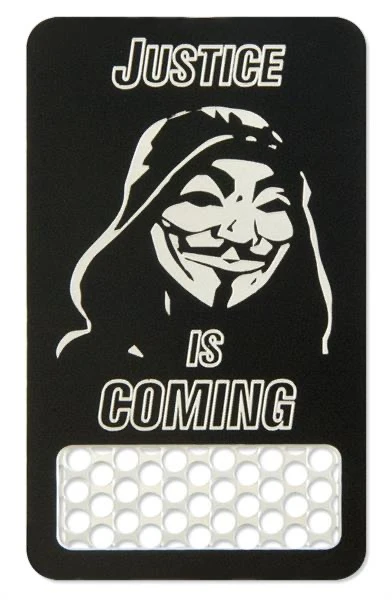 V SYNDICATE GRINDER CARD - ANONYMOUS