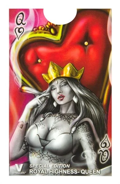V SYNDICATE GRINDER CARD - ROYAL HIGHNESS QUEEN