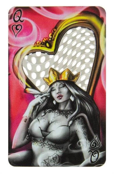 V SYNDICATE GRINDER CARD - ROYAL HIGHNESS QUEEN
