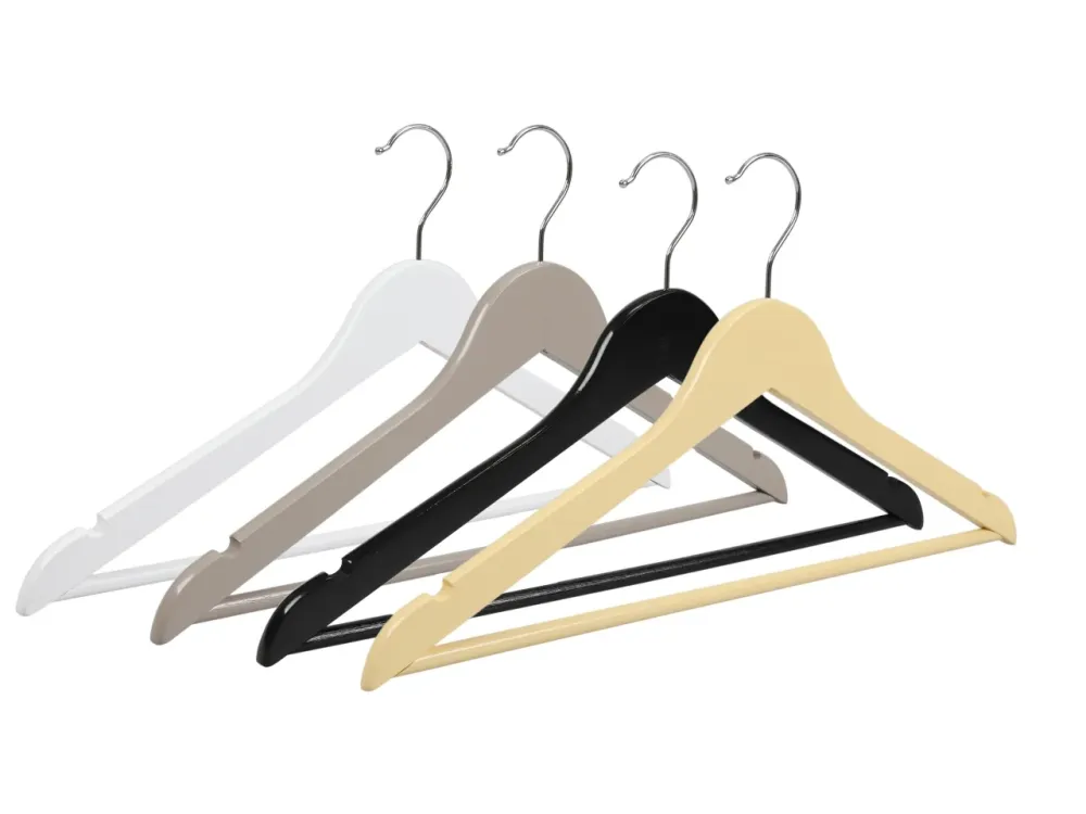 Grucce appendiabiti legno e metallo 44,5 cm, set da 3 pezzi - Casa Collection