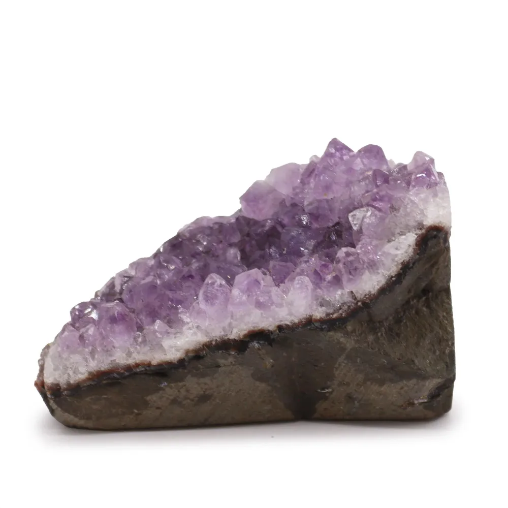 Gruppo di Cristalli di Ametista Naturale Medio Piedi 350-450g