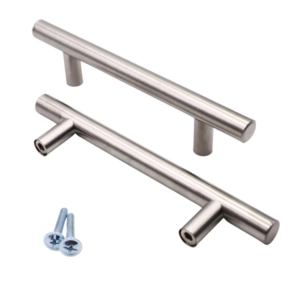 Maniglia barra 288mm - Acciaio spazzolato (450mm lunghezza totale)