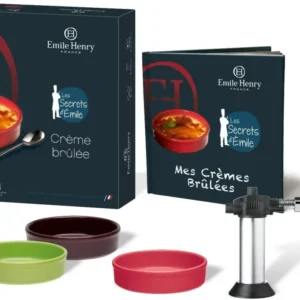 Emile Henry Cofanetto Creme Brulee con terrine e bruciatore