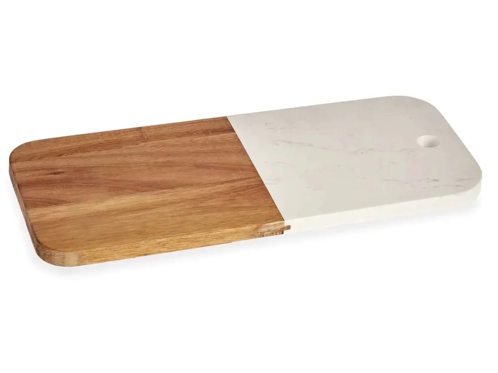 Tavolo da taglio di legno e marmol vica casa