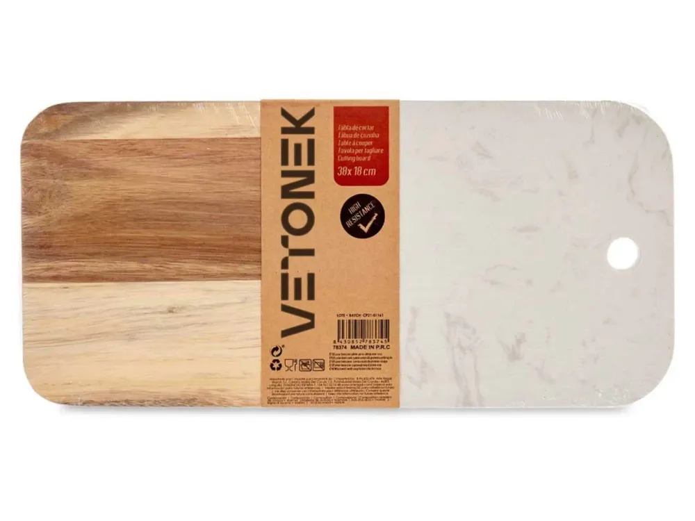 Tavolo da taglio di legno e marmol vica casa