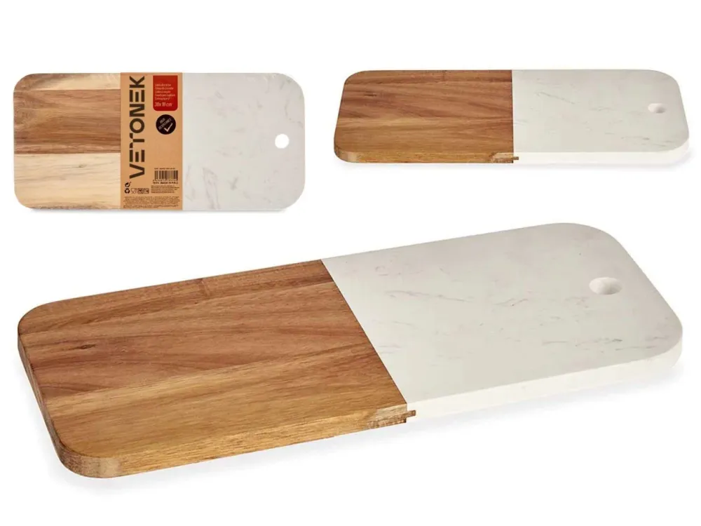 Tavolo da taglio di legno e marmol vica casa