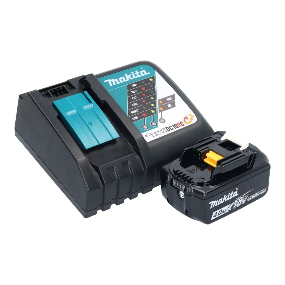 Makita DHW 180 RM1 idropulitrice batteria 18 V 24 bar + 1x batteria ricaricabile 4,0 Ah + caricabatterie