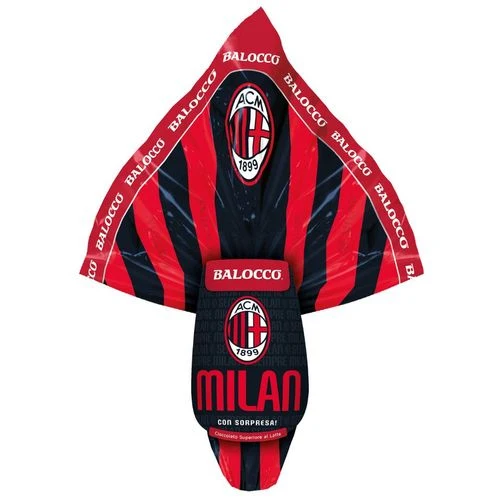 Balocco AC Milan Milk Chocolate Easter Egg Surprise – 8.47 oz (240g)