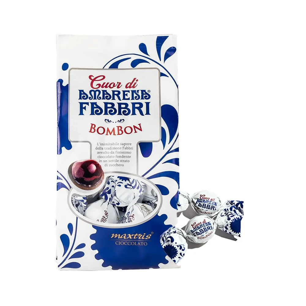 Fabbri Chocolate Bombons – Chocolate Covered Cherries, 5.3 oz